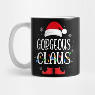 Gorgeous Santa Claus Hat With Xmas Light Christmas Holiday Mug